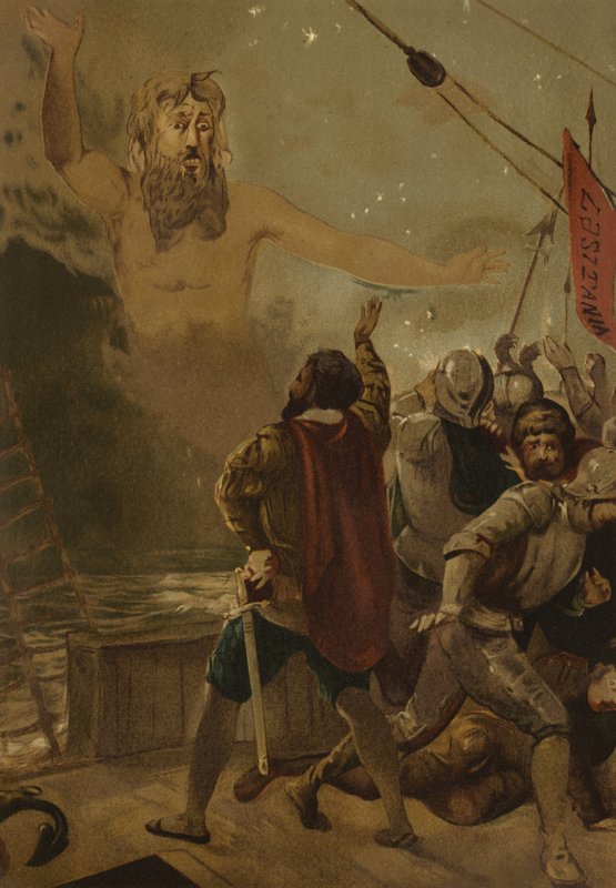 Der Riese Adamastor am Kap der Stürme von Spanish School