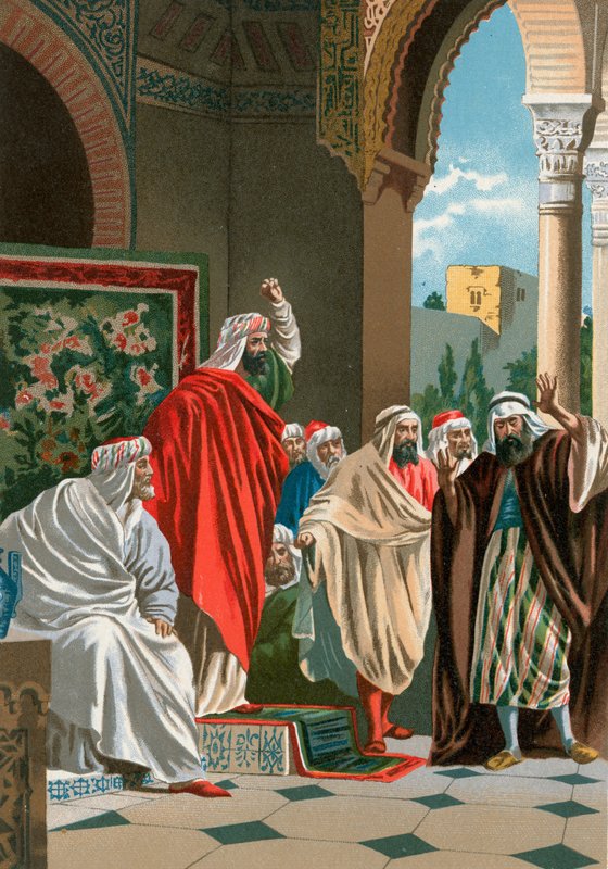 Averroes in Ungnade von Spanish School
