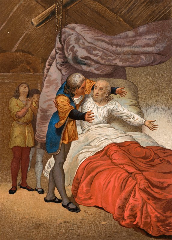 Kolumbus und Hermano Bartolome von Spanish School