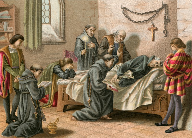 Tod von Kolumbus von Spanish School