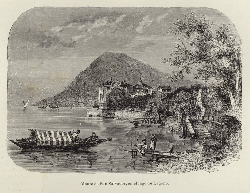 Monte San Salvatore am Luganersee von Spanish School