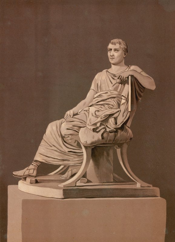 Statue von Menander von Spanish School