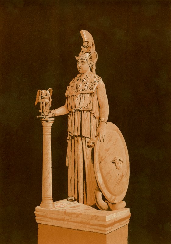 Statue der Minerva in Athen gefunden von Spanish School