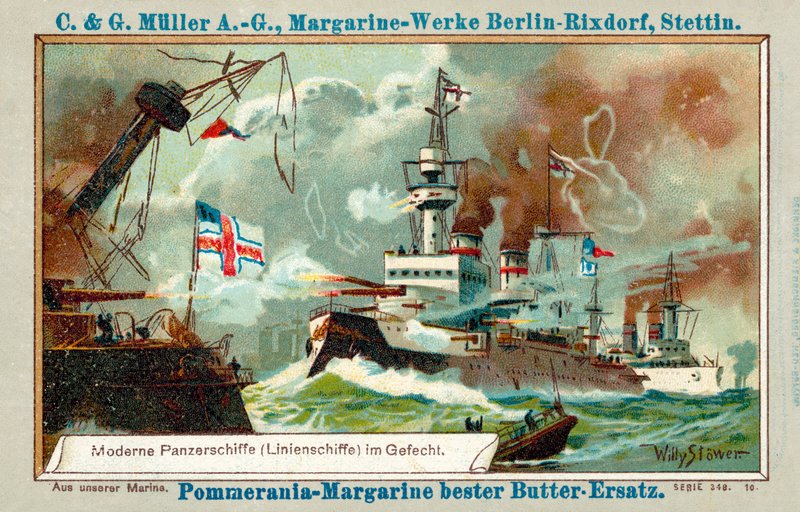 Moderne Panzerschiffe im Kampf von Stoewer Willy