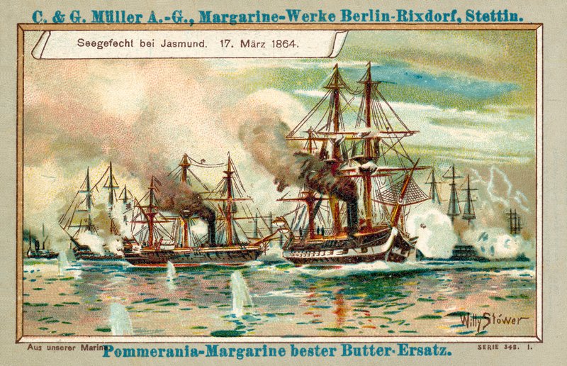 Seeschlacht von Jasmund, 17. März 1864 von Stoewer Willy