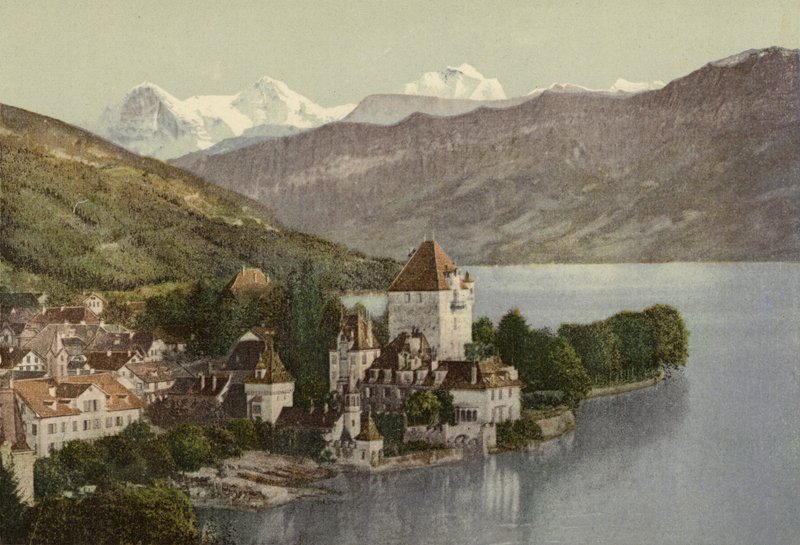Berner Oberland: Oberhofen (Farbfoto) von Swiss Photographer