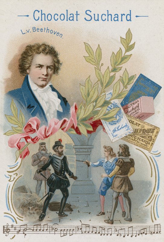 Ludwig van Beethoven, deutscher Komponist und Pianist von Swiss School