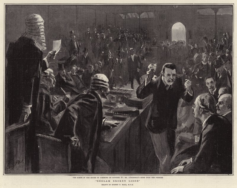 Bedlam losgebrochen von Sydney Prior Hall
