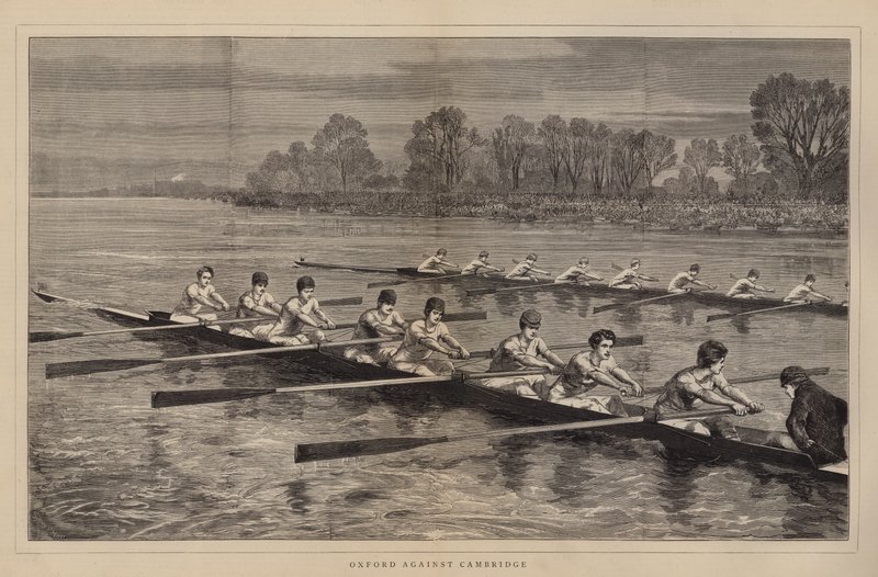 Oxford gegen Cambridge von Sydney Prior Hall