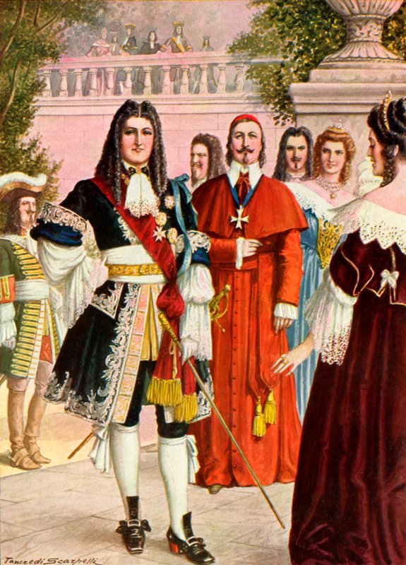 Ludwig XIV. von Frankreich und sein Hof von Tancredi Scarpelli