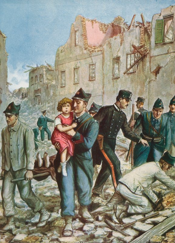 Erdbeben von Messina von Tancredi Scarpelli