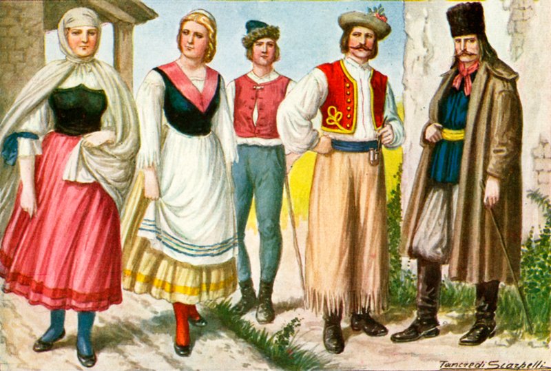 Bauern aus Ungarn von Tancredi Scarpelli