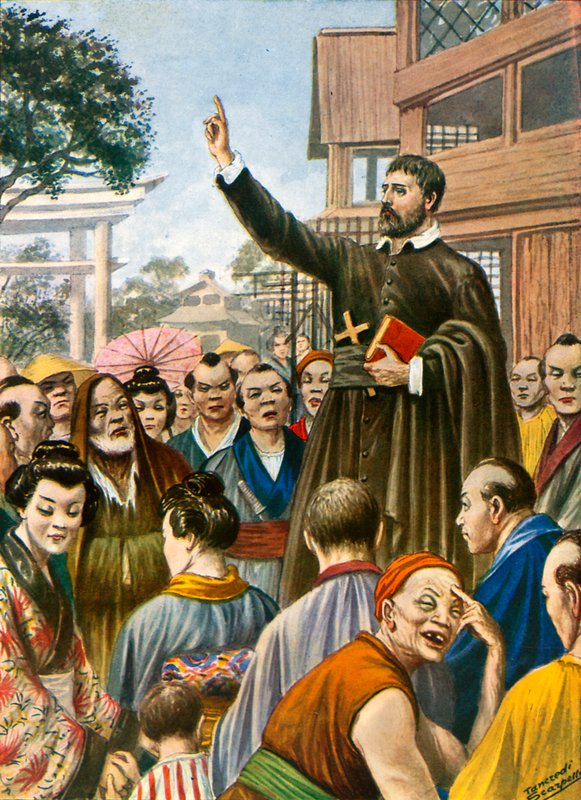 San Francesco Saverio in Japan von Tancredi Scarpelli