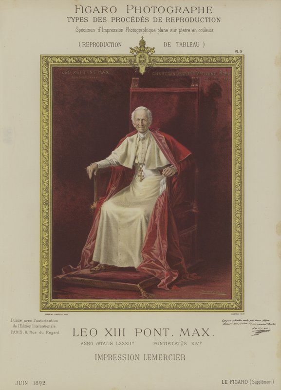 Papst Leo XIII von Theobald after Chartran