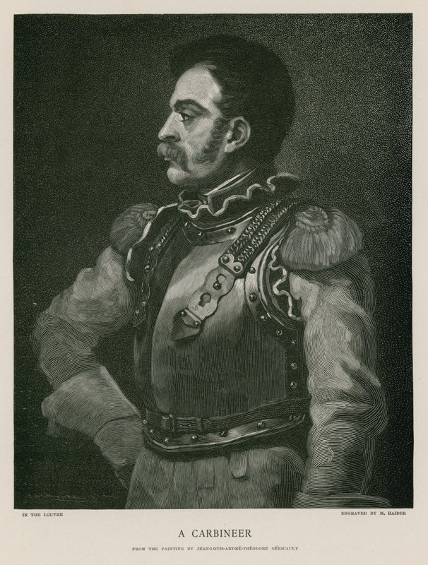 Ein Karabiner von Theodore Gericault