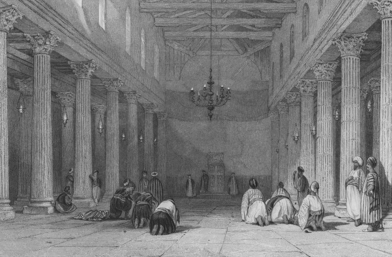 Kapelle in Bethlehem von Thomas Allom