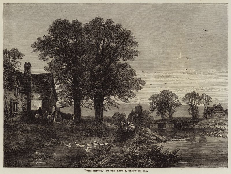 Die Schmiede von Thomas Creswick