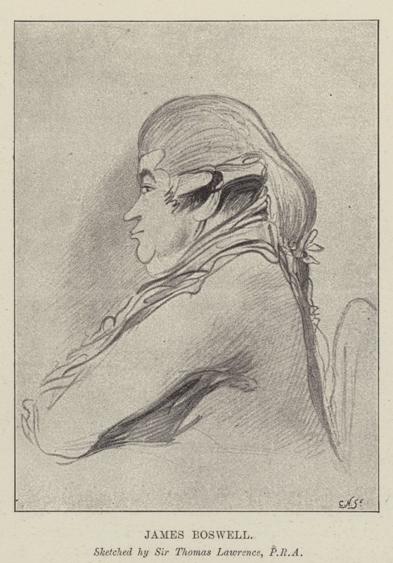 James Boswell von Thomas Lawrence