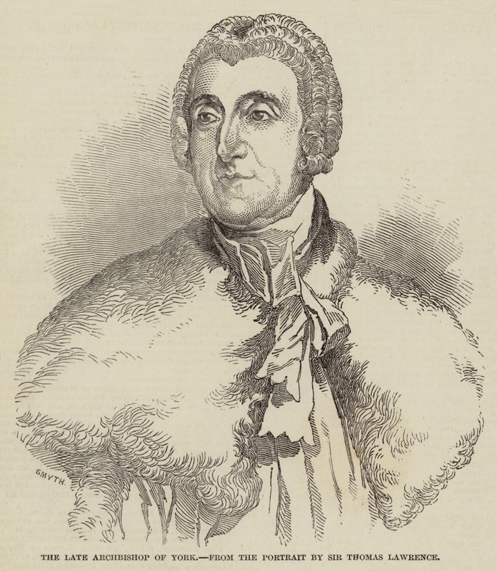 Der verstorbene Erzbischof von York von Thomas Lawrence