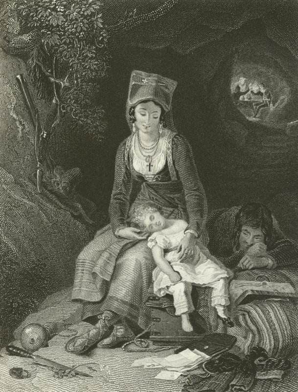 Die Räuberhöhle von Thomas Uwins
