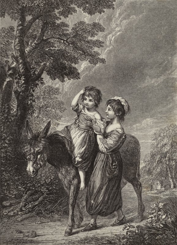 Bauernkinder von Thomas after Gainsborough