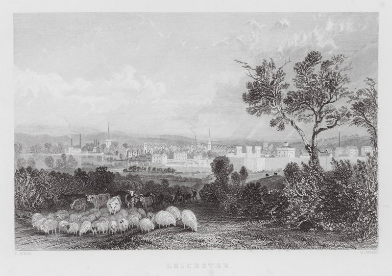 Leicester von Thomas (after) Allom