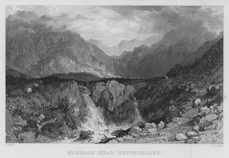 Mardale Head, Westmorland von Thomas (after) Allom