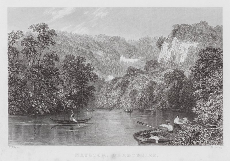 Matlock, Derbyshire (Stich) von Thomas (after) Allom