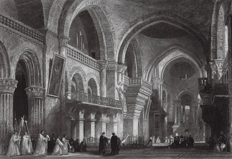 Die Kathedrale, Angouleme von Thomas (after) Allom