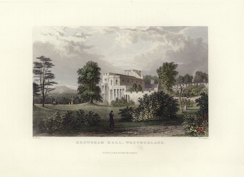 Brougham Hall von Thomas Allom