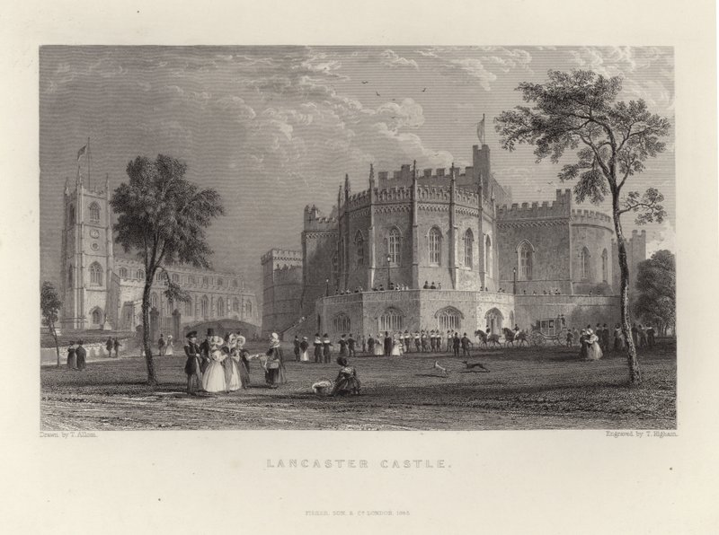Lancaster Castle von Thomas Allom