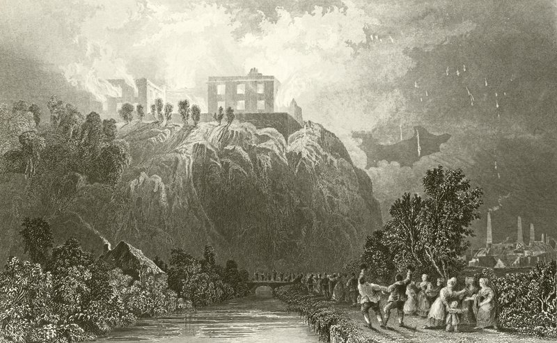 Nottingham Castle von Thomas Allom