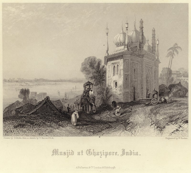 Moschee in Ghazipore von Thomas Colman Dibdin