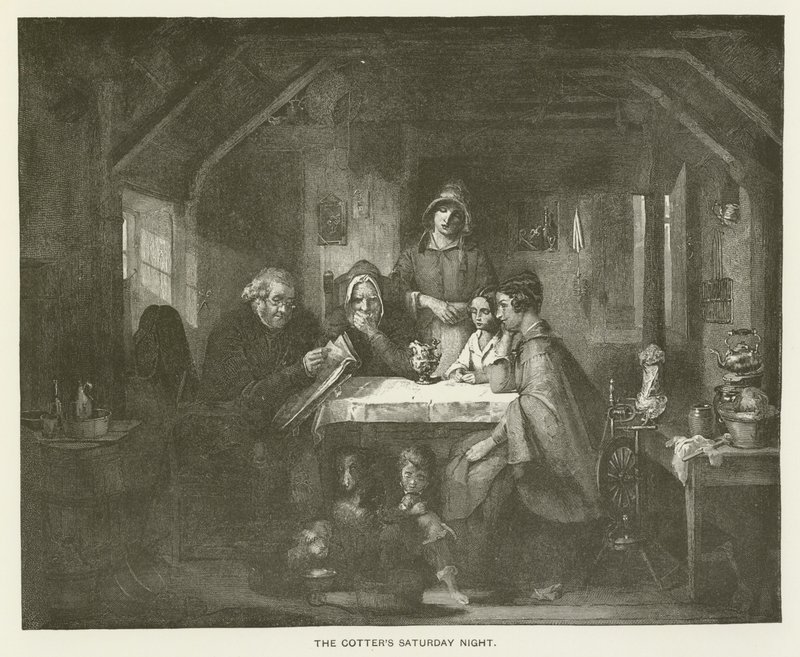 Der Samstagabend des Landmanns von Thomas Faed