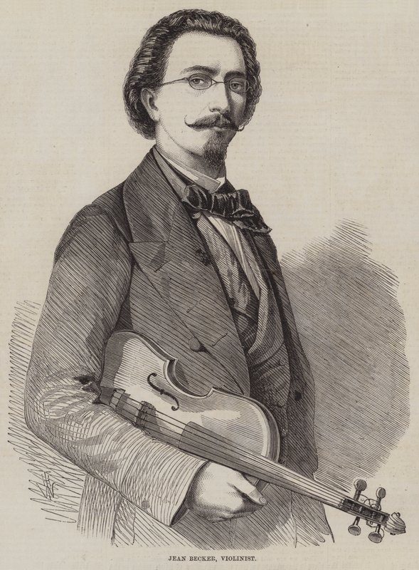 Jean Becker, Violinist von Thomas Harrington Wilson