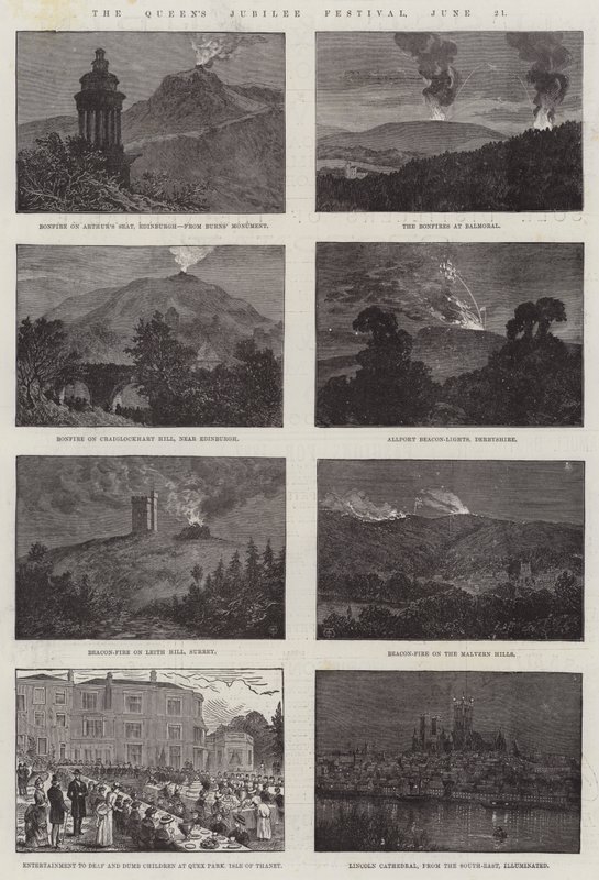 Das Jubiläumsfest der Königin, 21. Juni von Thomas Harrington Wilson