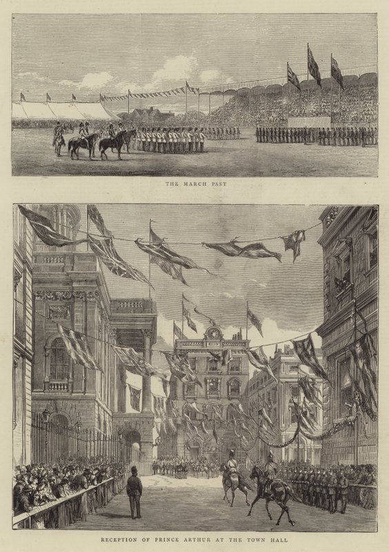 Der königliche Besuch in Liverpool von Thomas Harrington Wilson