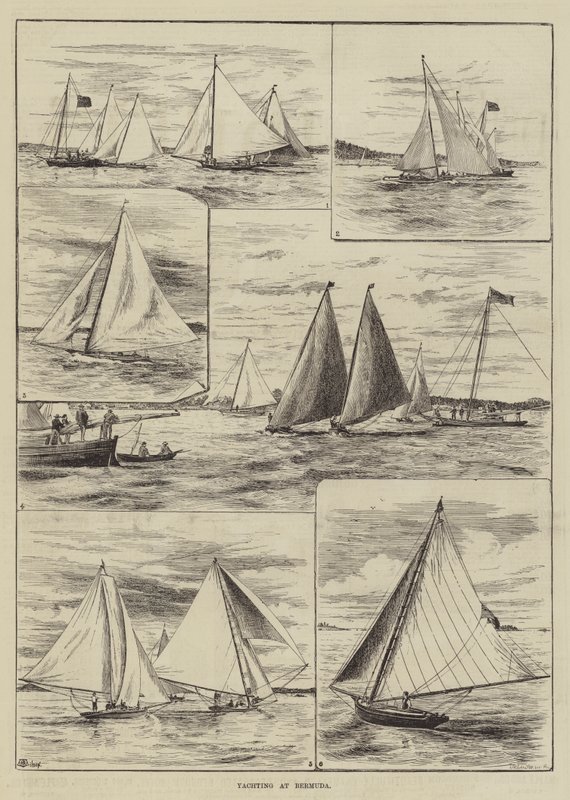Segeln auf Bermuda von Thomas Harrington Wilson