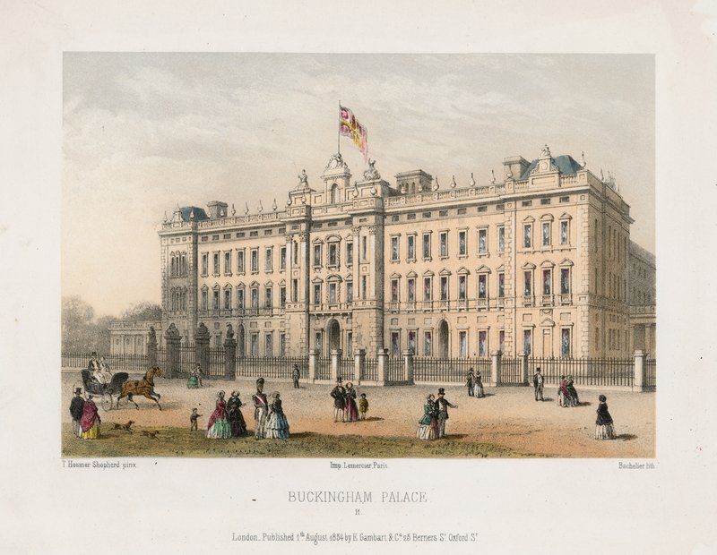 Buckingham Palace von Thomas Hosmer Shepherd