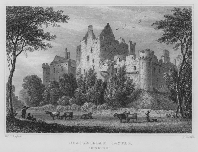 Craigmillar Castle, Edinburgh von Thomas Hosmer Shepherd