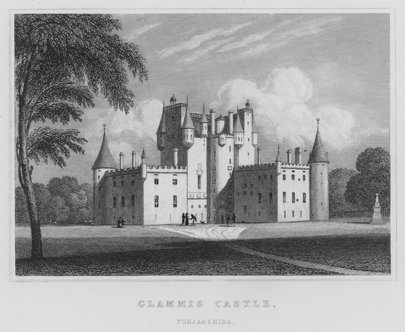 Glammis Castle, Forfarshire von Thomas Hosmer Shepherd