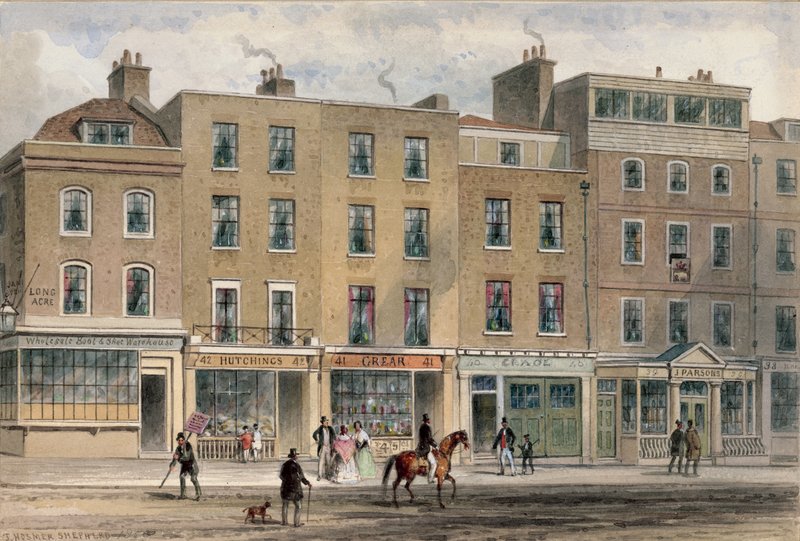 Long Acre von Thomas Hosmer Shepherd