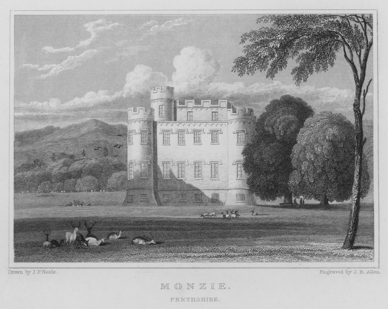Monzie, Perthshire von Thomas Hosmer Shepherd