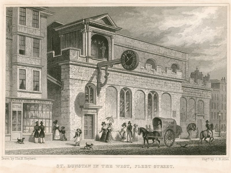 St. Dunstan in the West von Thomas Hosmer Shepherd