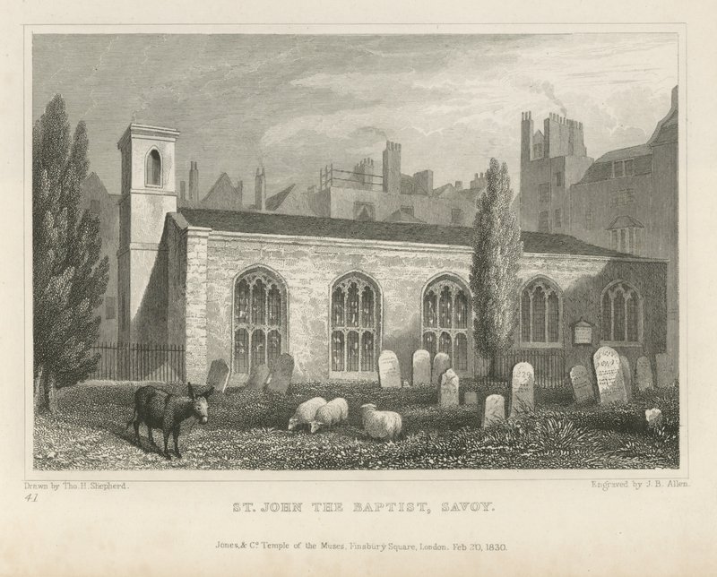 St. Johannes der Täufer, Savoyen von Thomas Hosmer Shepherd