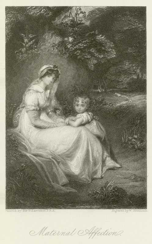 Mütterliche Zuneigung von Thomas Lawrence