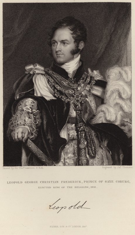 Porträt von König Leopold I. von Thomas Lawrence