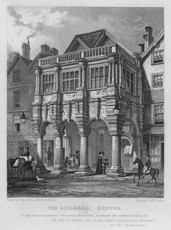 Das Guildhall, Exeter von Thomas Mann (after) Baynes
