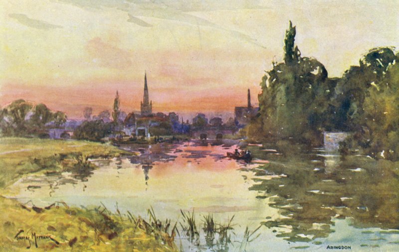 Fluss Themse: Abingdon von Thomas Maybank