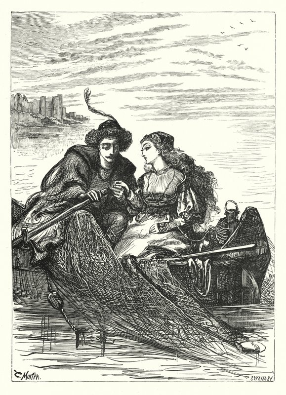 Ein Tagtraum am Rhein (Gravur) von Thomas Morten